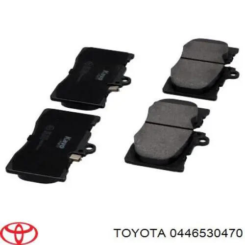 Передние тормозные колодки 0446530470 Toyota