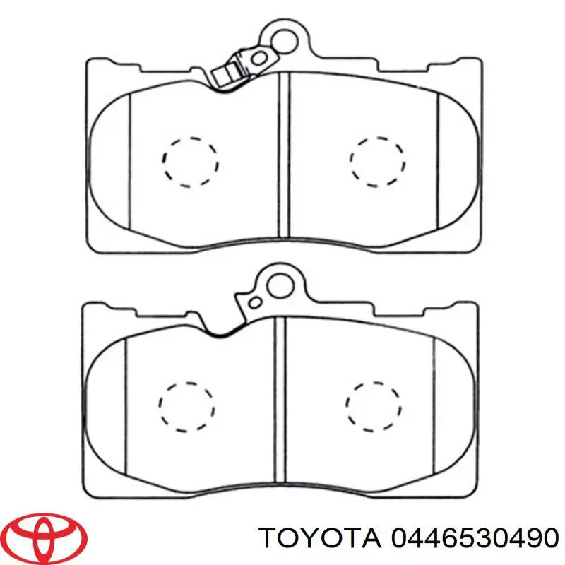 Передние тормозные колодки 0446530490 Toyota
