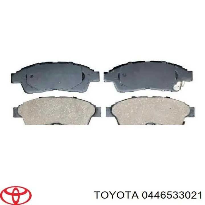 Передние тормозные колодки 0446533021 Toyota