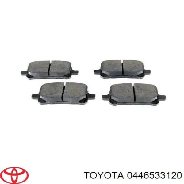 Передние тормозные колодки 0446533120 Toyota
