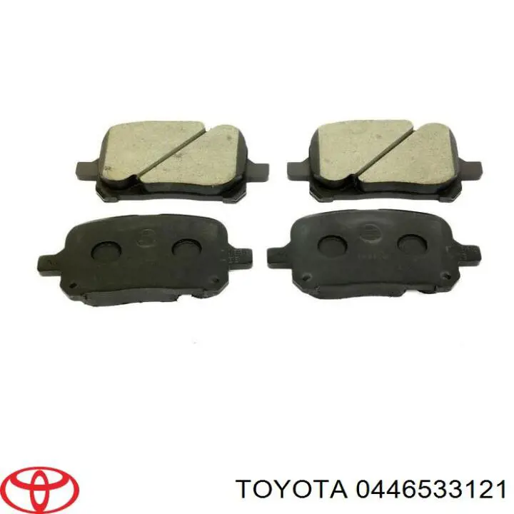 Передние тормозные колодки 0446533121 Toyota