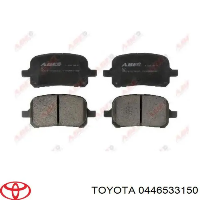 0446533150 Toyota Колодки передние