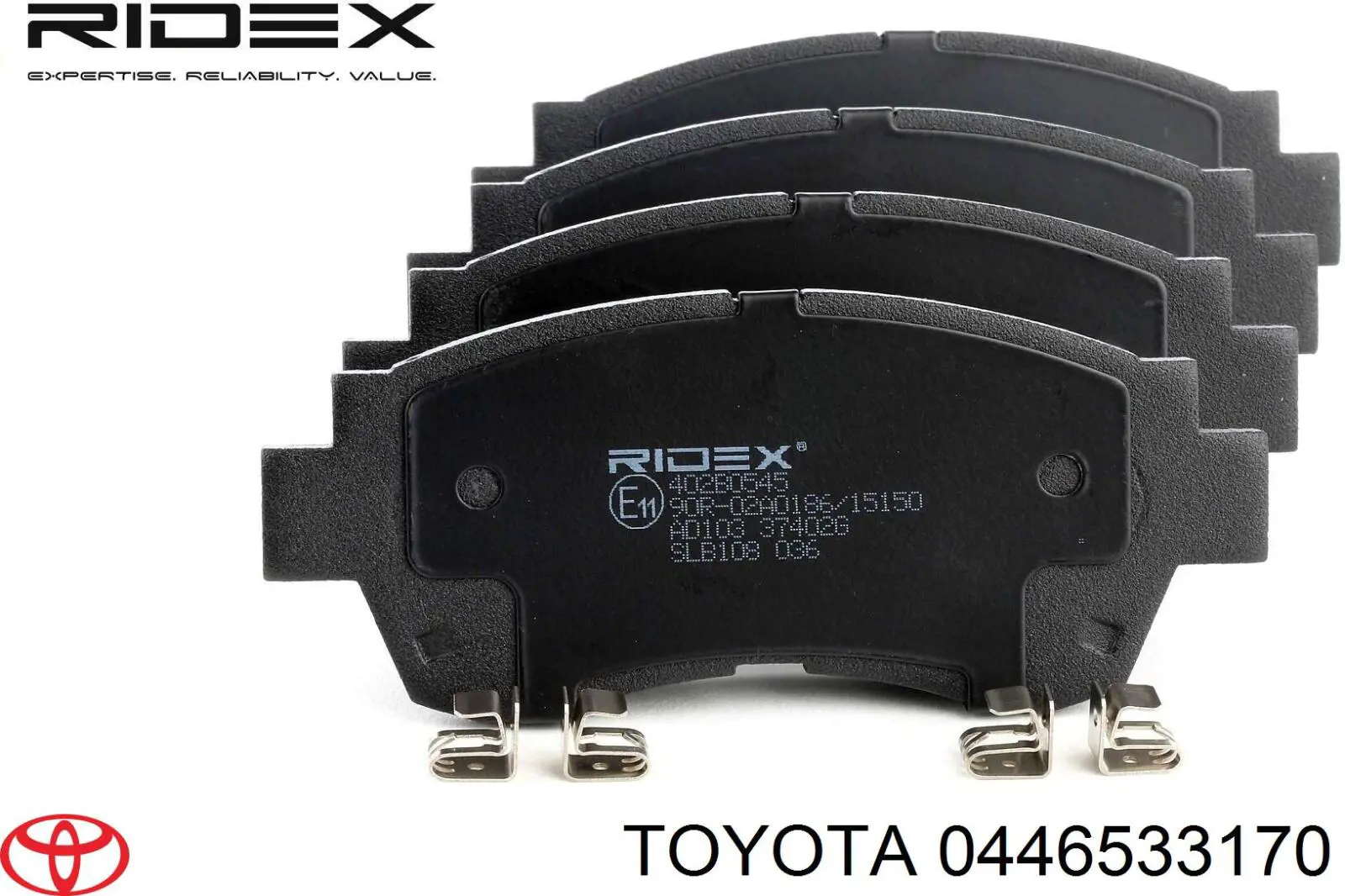 Купить 0446533170 Toyota Колодки тормозные