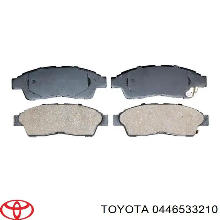 0446533210 Toyota колодки тормозные передние дисковые