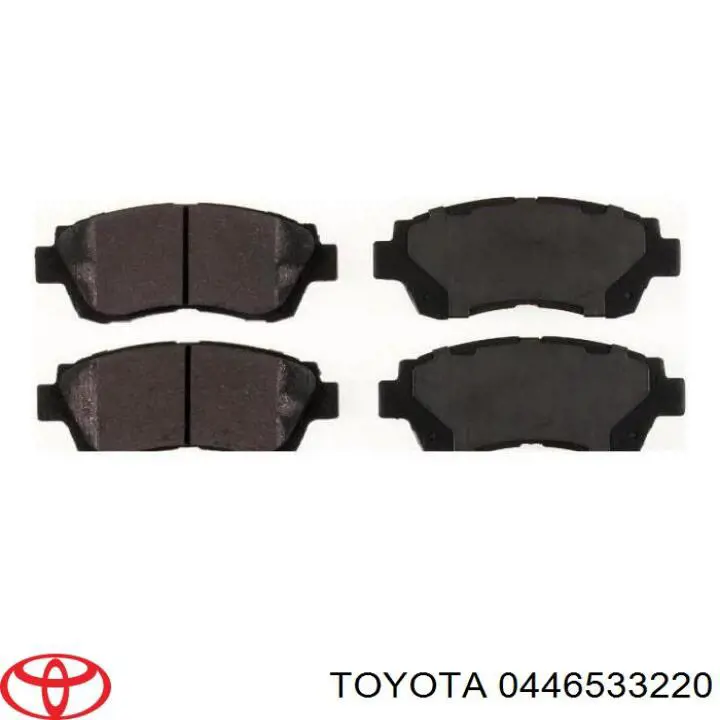 Колодки Toyota 0446533220 цена, от 25.72 USD