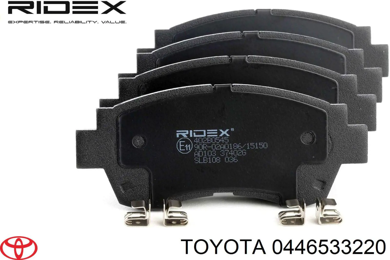 0446533220 Toyota Колодки передние