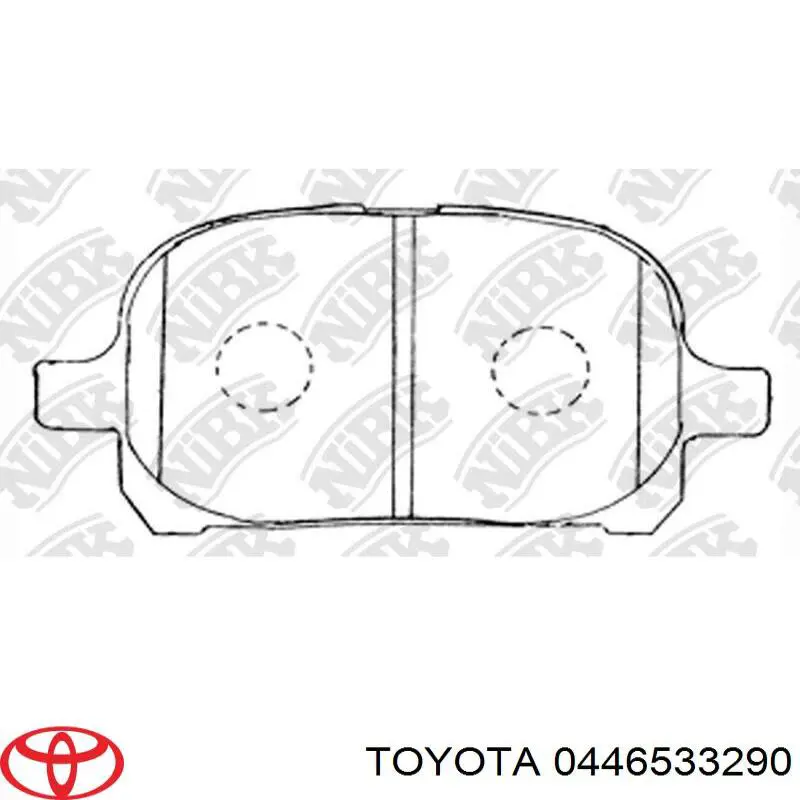 Колодки Toyota 0446533290 цена, от 18.72 USD