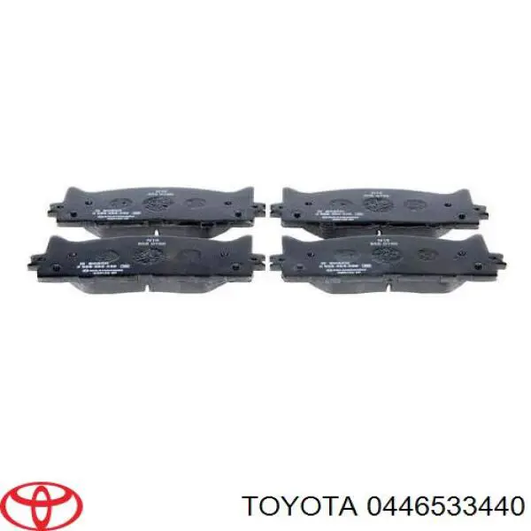Передние тормозные колодки 0446533440 Toyota