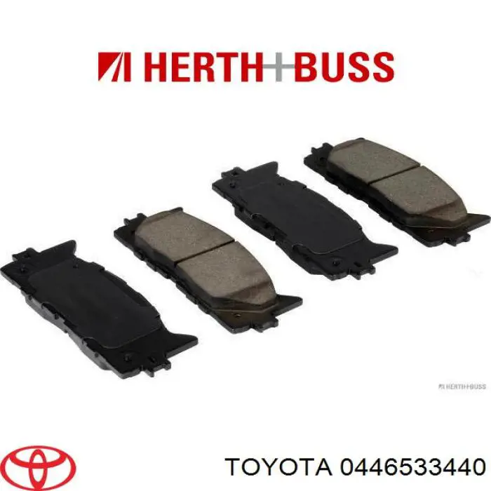 0446533440 Toyota Колодки передние