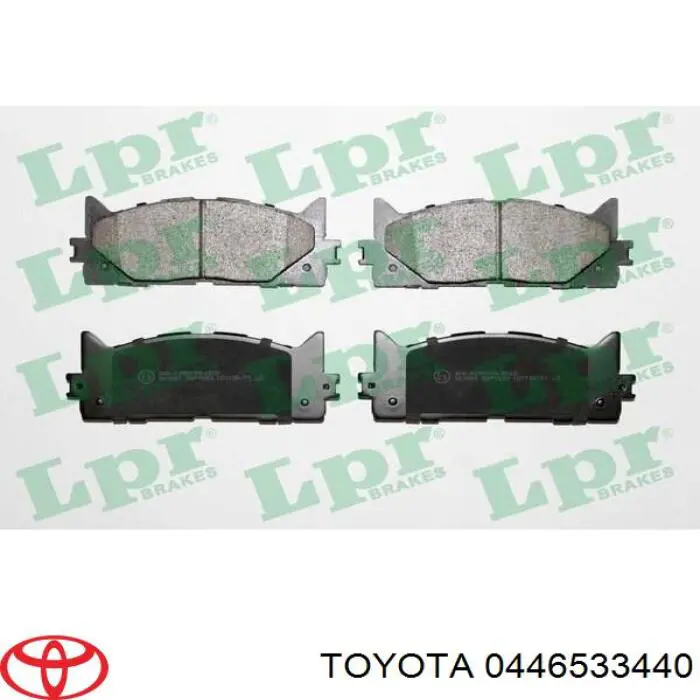 Купить 0446533440 Toyota Колодки тормозные