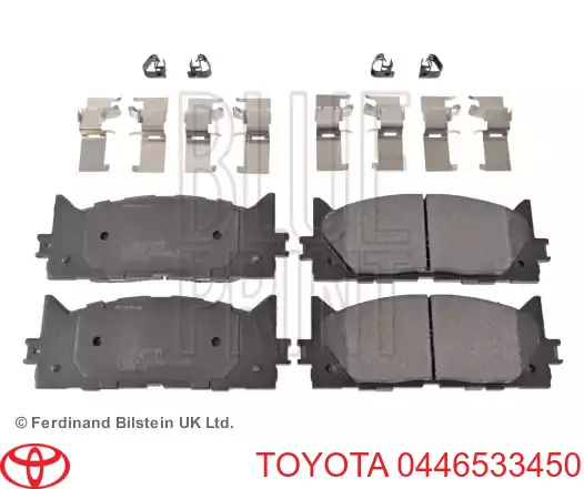 0446533450 Toyota Колодки передние