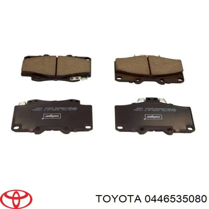 Передние тормозные колодки 0446535080 Toyota