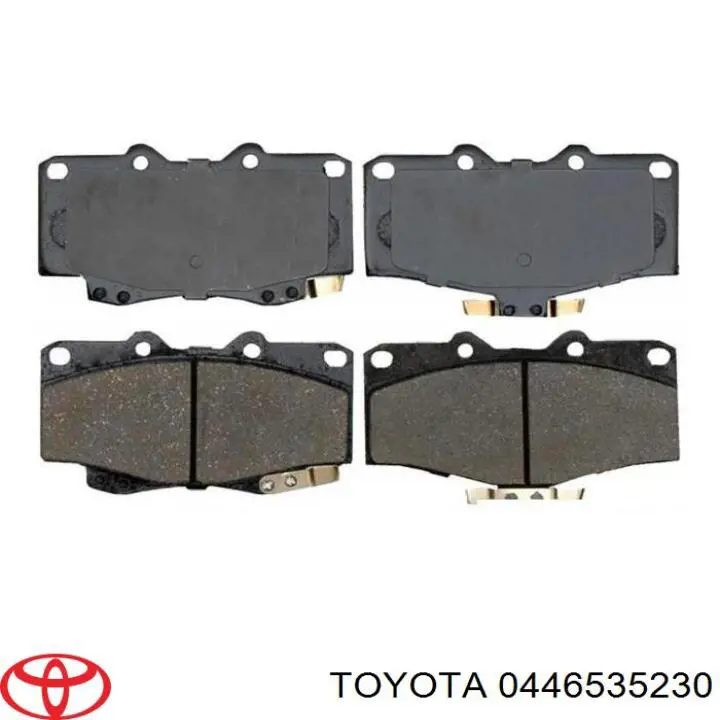 0446535230 Toyota передние тормозные колодки