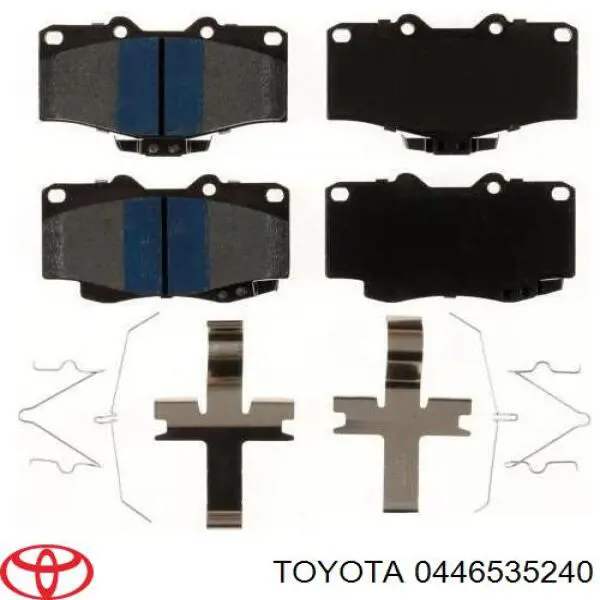 0446535240 Toyota Колодки передние