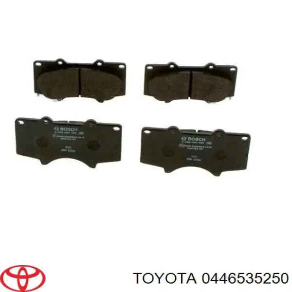 Передние тормозные колодки 0446535250 Toyota