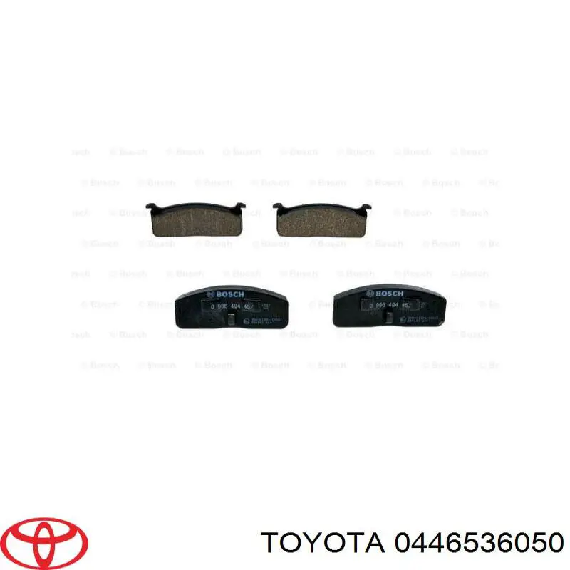 Передние тормозные колодки 0446536050 Toyota