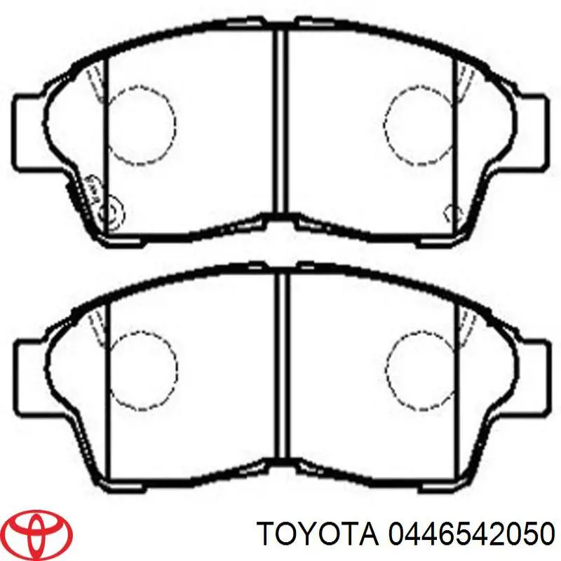 Колодки Toyota 0446542050 цена, от 17.89 USD
