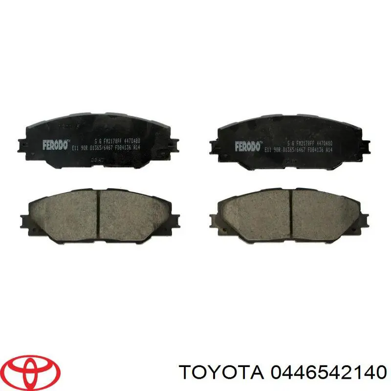Колодки Toyota 0446542140 цена, от 19.75 USD