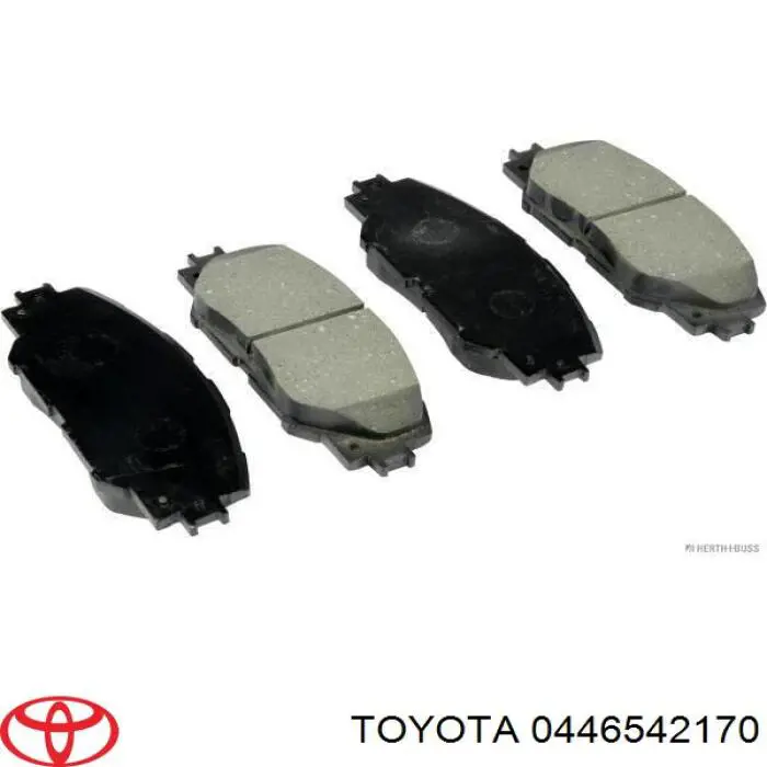 0446542170 Toyota колодки тормозные передние дисковые