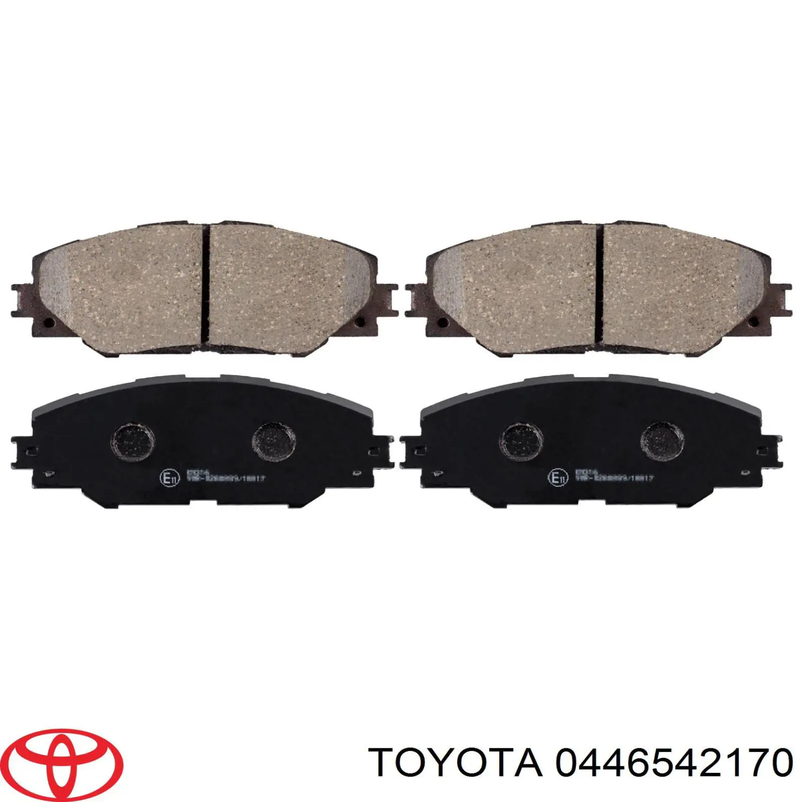 Купить 0446542170 Toyota Колодки тормозные