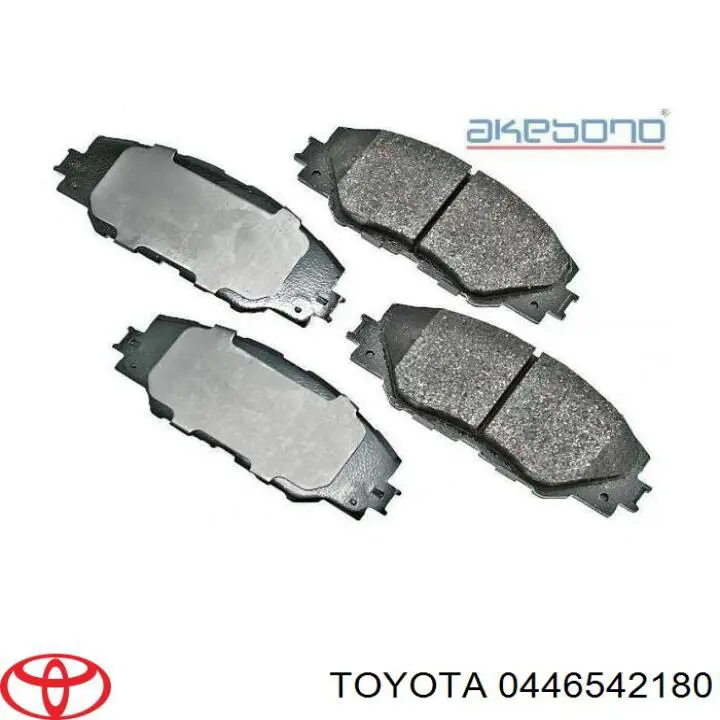 Купить 0446542180 Toyota Колодки тормозные