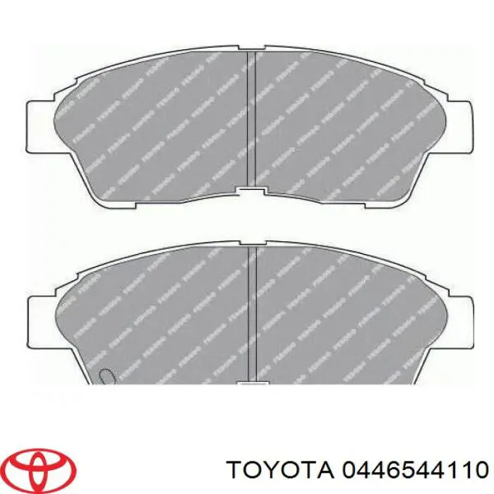 Колодки Toyota 0446544110 цена, от 22.43 USD