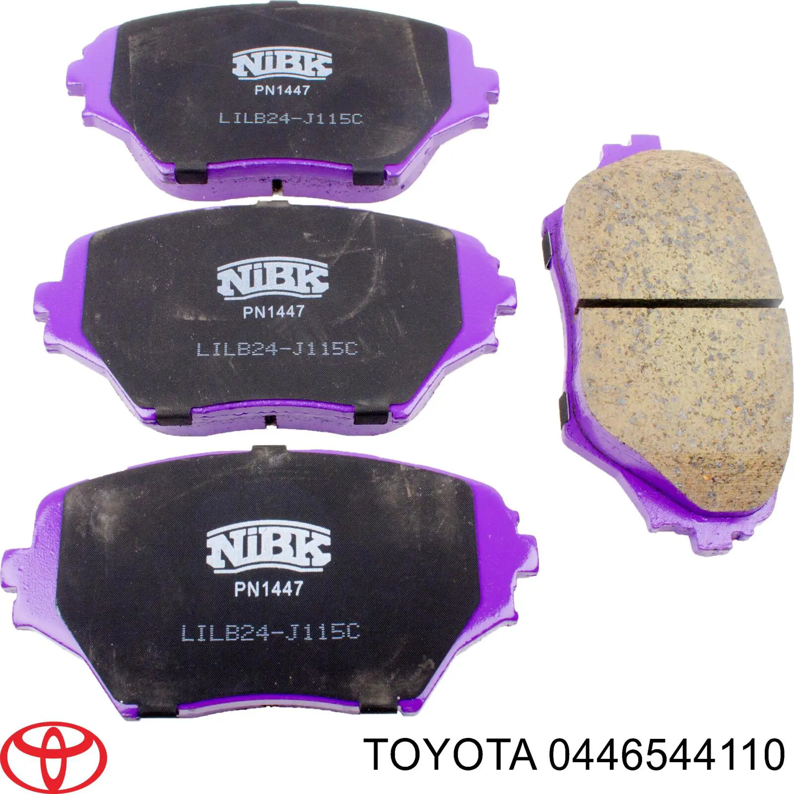 Тормозные колодки Toyota 0446544110
