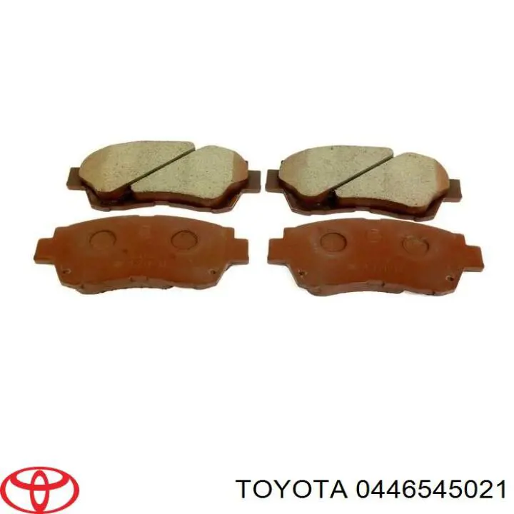 Передние тормозные колодки 0446545021 Toyota