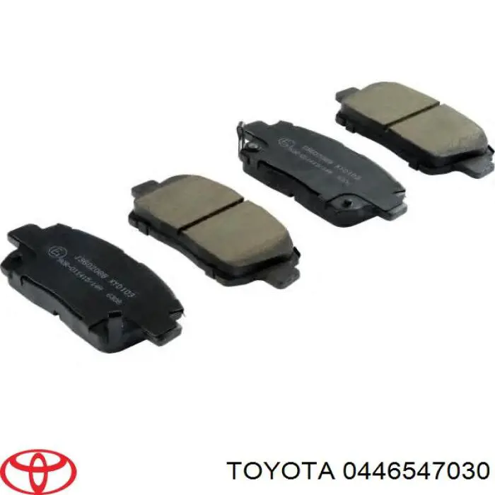 Передние тормозные колодки 0446547030 Toyota