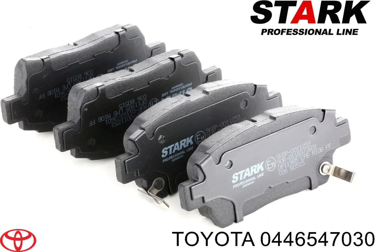 Передние тормозные колодки 0446547030 Toyota