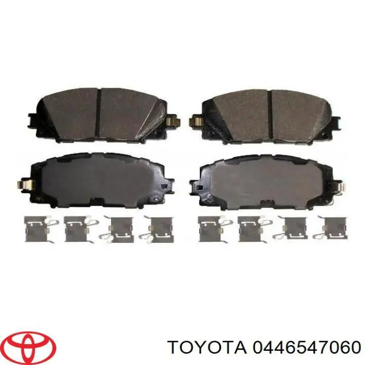 Передние тормозные колодки 0446547060 Toyota