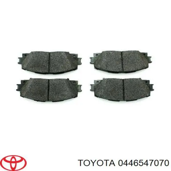 0446547070 Toyota sapatas do freio dianteiras de disco