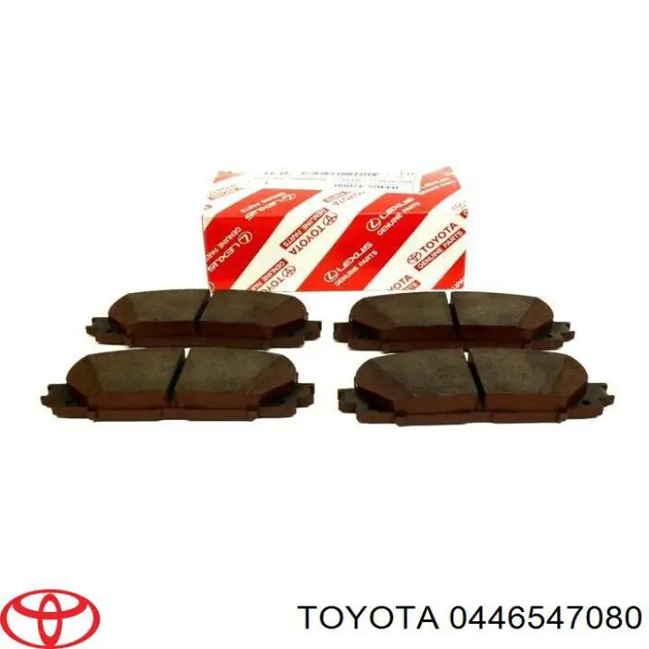 Передние тормозные колодки 0446547080 Toyota