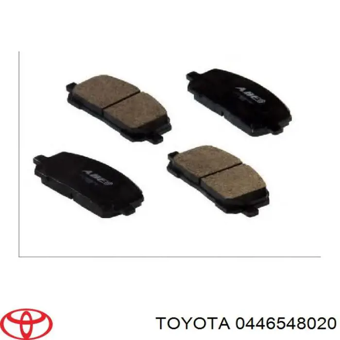 Колодки Toyota 0446548020 цена, от 26.31 USD