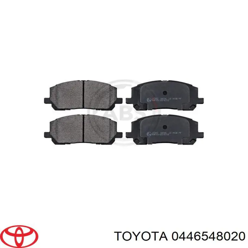 0446548020 Toyota Колодки передние