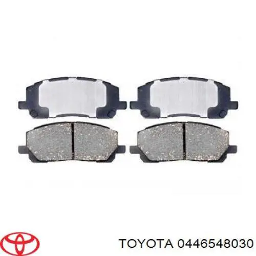Передние тормозные колодки 0446548030 Toyota