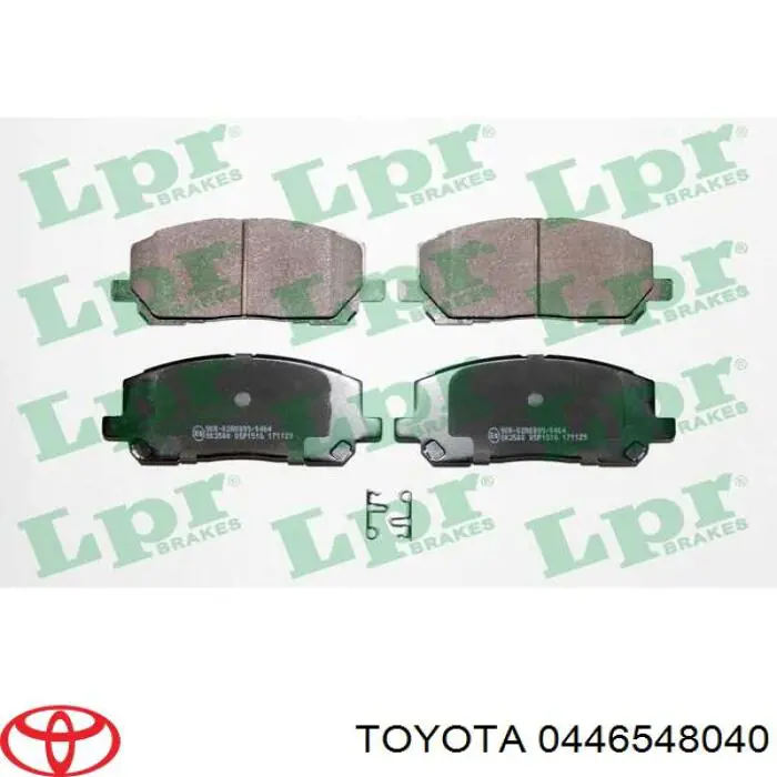 Колодки Toyota 0446548040 цена, от 16.16 USD