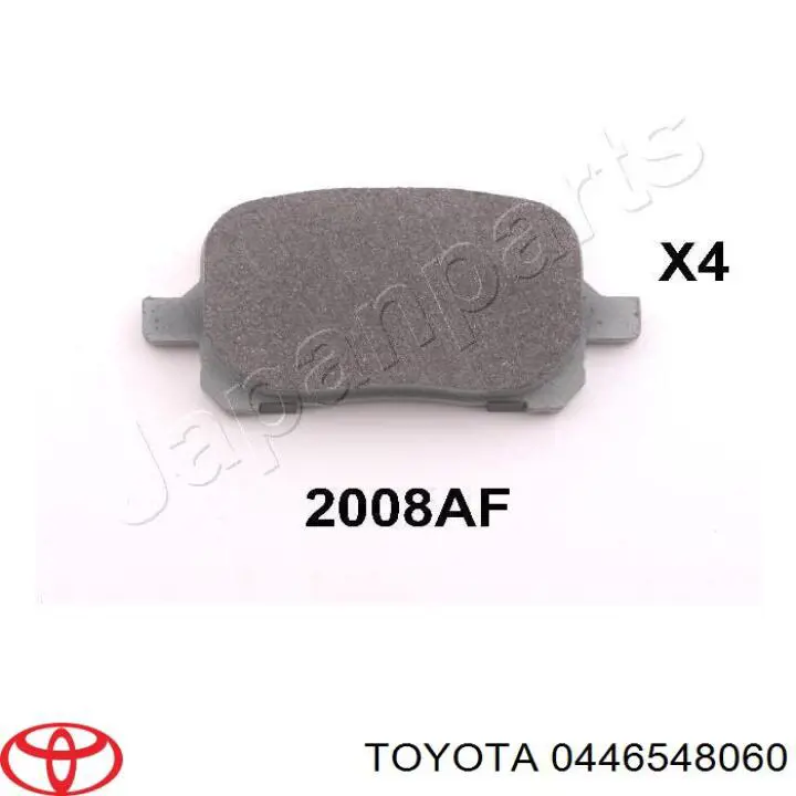 Передние тормозные колодки 0446548060 Toyota