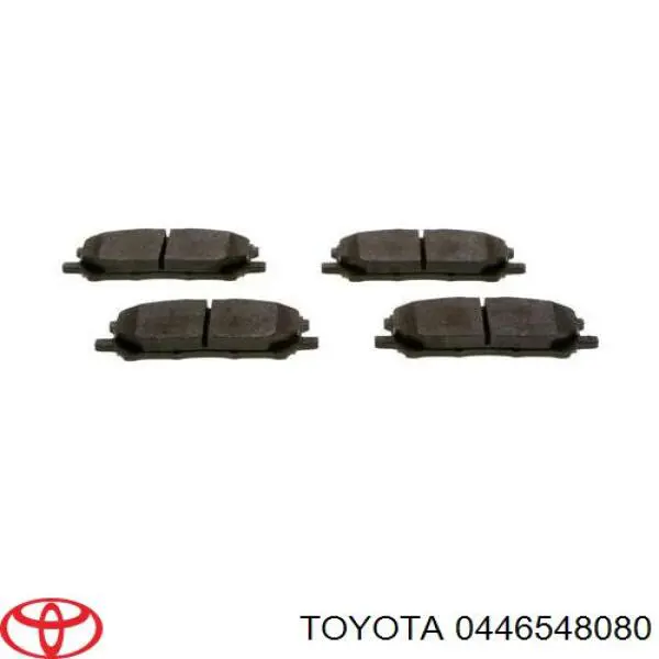 Передние тормозные колодки 0446548080 Toyota