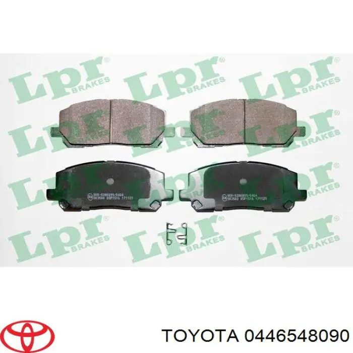 Передние тормозные колодки 0446548090 Toyota