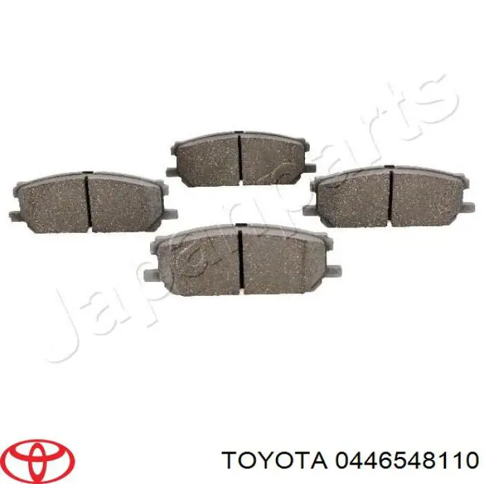 Передние тормозные колодки 0446548110 Toyota