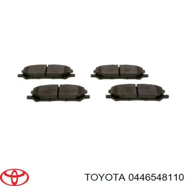 Тормозные колодки Toyota 0446548110
