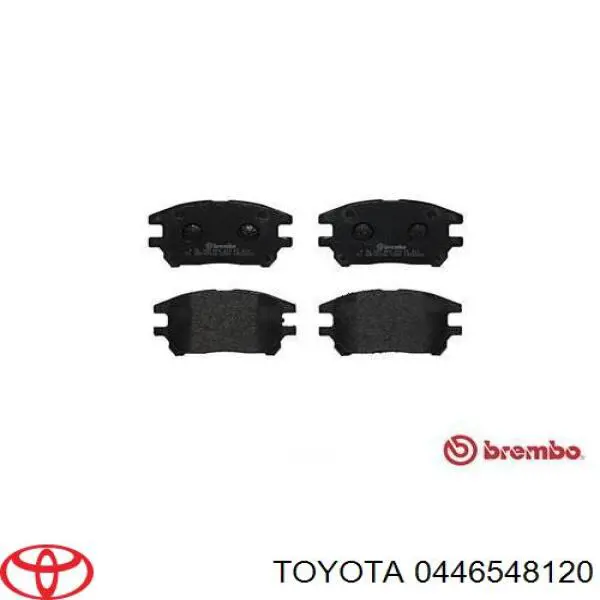 Колодки Toyota 0446548120 цена, от 22.83 USD