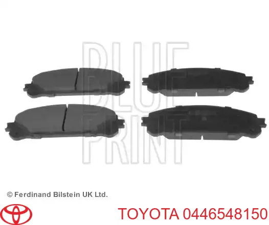Тормозные колодки Toyota 0446548150