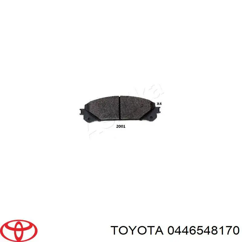 Передние тормозные колодки 0446548170 Toyota