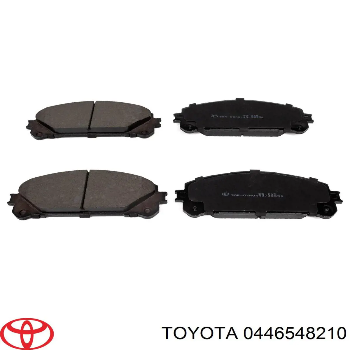 Купить 0446548210 Toyota Колодки тормозные