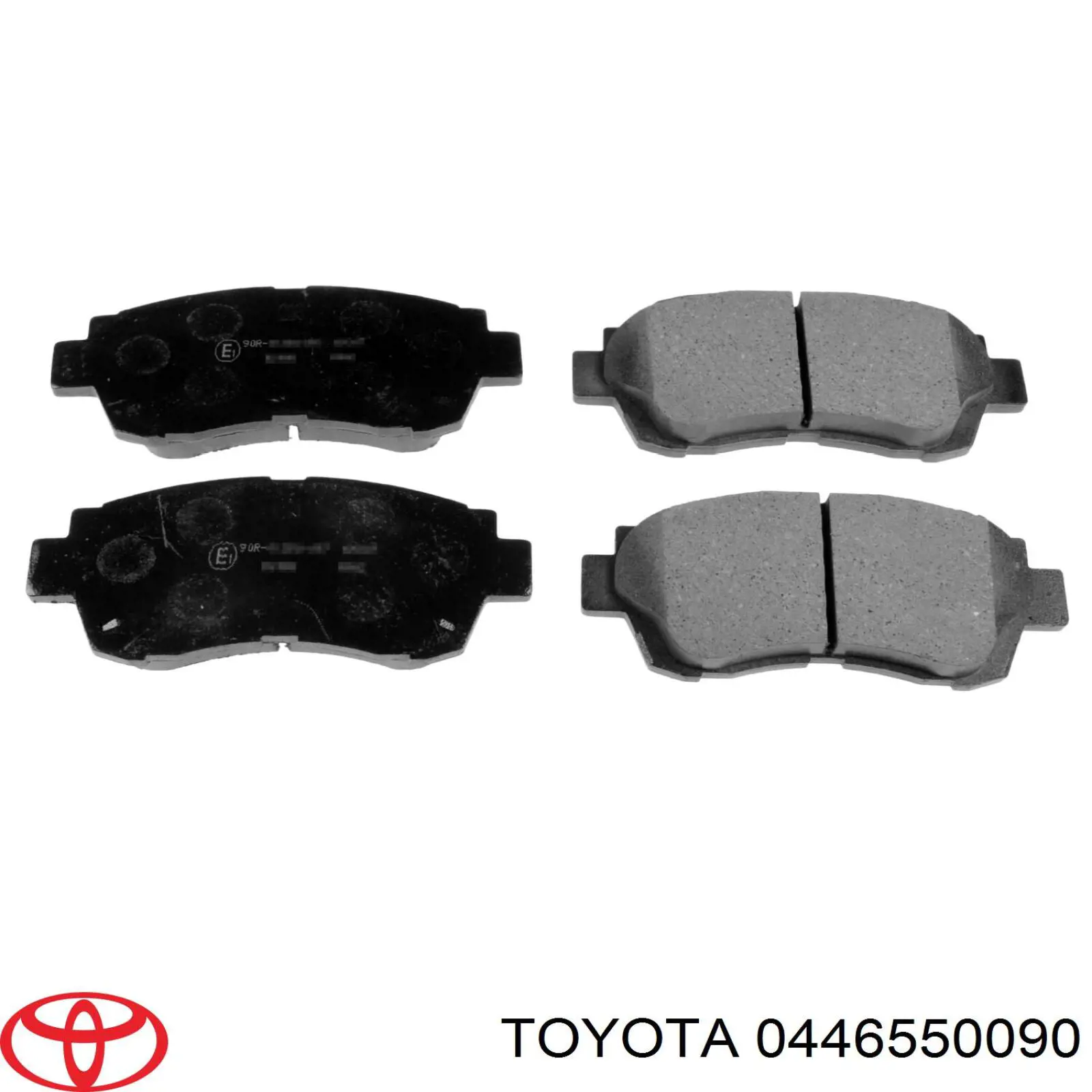 0446550090 Toyota колодки тормозные передние дисковые