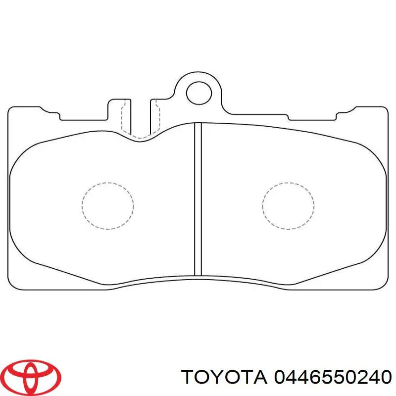 Колодки Toyota 0446550240 цена, от 15.61 USD