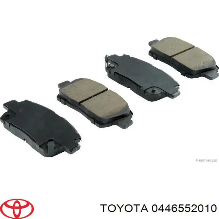 0446552010 Toyota колодки тормозные передние дисковые