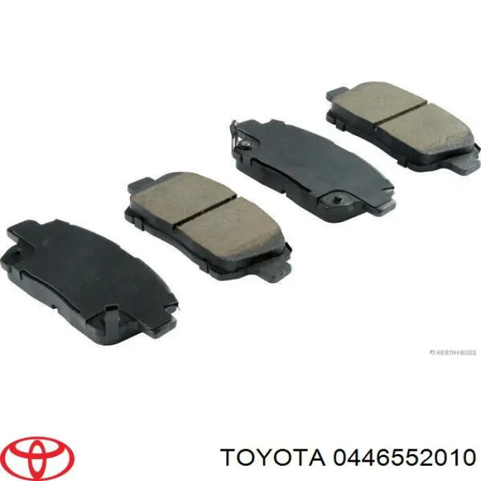 Передние тормозные колодки 0446552010 Toyota